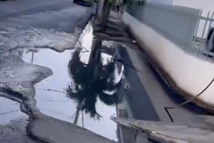 Hoyo de aguas negras afecta a El Millón