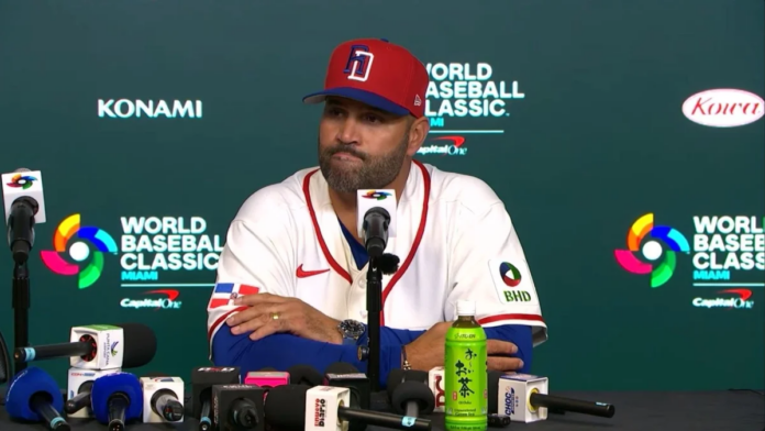 Albert Pujols evita polemizar sobre el arbitraje tras eliminación de República Dominicana