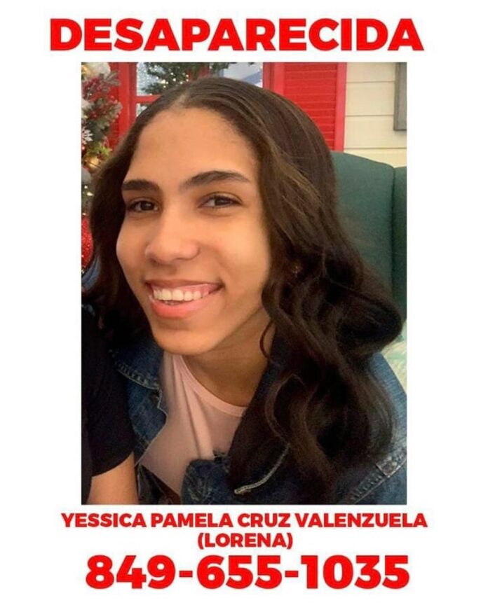 Reportan como desaparecida a joven de 18 años Yessica Pamela Cruz Valenzuela