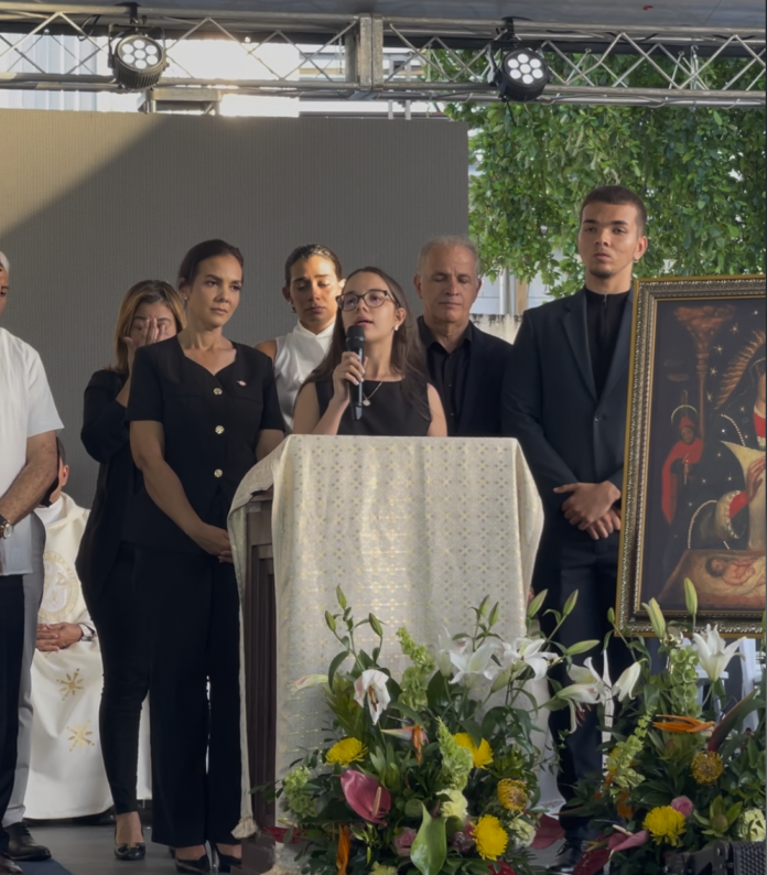 Cierre de la misa solemne por el primer aniversario de la tragedia de Jet Set