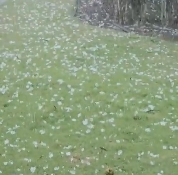 Reportan caída de granizo en la zona turística de Bayahibe por fuerte inestabilidad climática