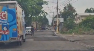 Tras denuncia en Somos Pueblo: CORAASAN y Obras Públicas intervienen la carretera Parada Vieja