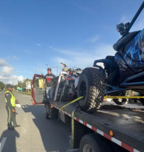 Digesett retiene motores y vehículos recreativos en el peaje El Catey ante quejas ciudadanas