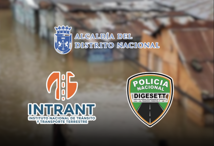 Autoridades restringen tráfico en puntos críticos de Santo Domingo por inundaciones