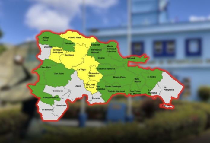 El COE mantiene seis provincias en alerta amarilla y 17 en verde por lluvias