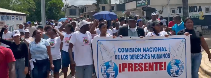Comunitarios de La Cuaba protestan este martes contra la instalación de vertederos