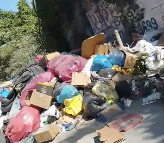 Denuncian vertedero improvisado frente a cementerio y centro educativo en Hato Nuevo