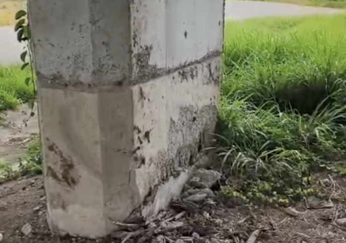 Denuncian grave deterioro estructural en puente de la Autopista del Este en San Pedro de Macorís