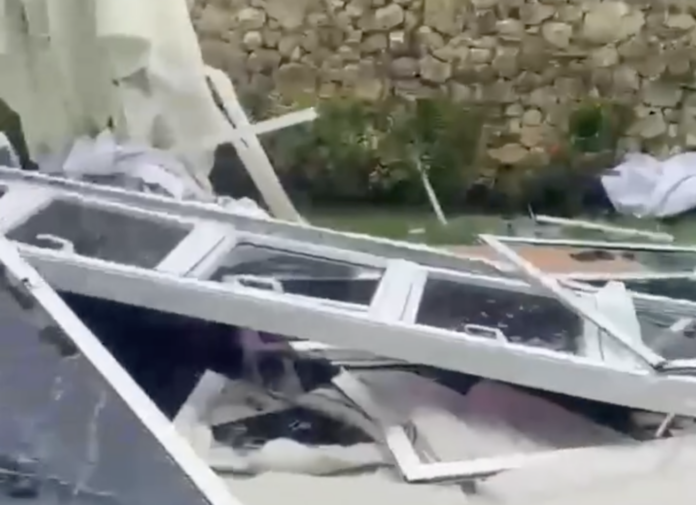 Explosión por escape de gas deja cuatro personas heridas en el sector Mata Chalupe de Higüey