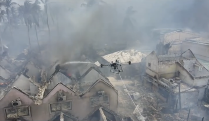 Despliegan drones del 9-1-1 para coordinar respuesta ante incendio en hotel de Bayahíbe