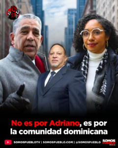 No es por Adriano, es por la comunidad dominicana