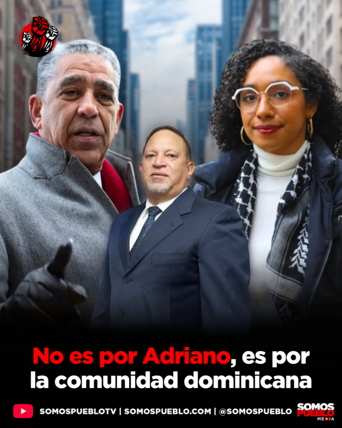 No es por Adriano, es por la comunidad dominicana